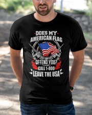 MY AMERICAN FLAG Classic T-Shirt apparel-classic-tshirt-lifestyle-front-50