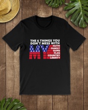 6 THINGS YOU DON'T MESS WITH Classic T-Shirt lifestyle-mens-crewneck-front-18