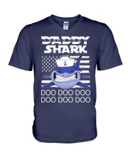 Sailor shark V-Neck T-Shirt thumbnail
