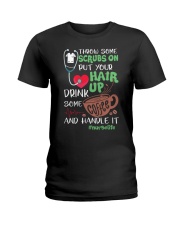 Nurse Hair Ladies T-Shirt front