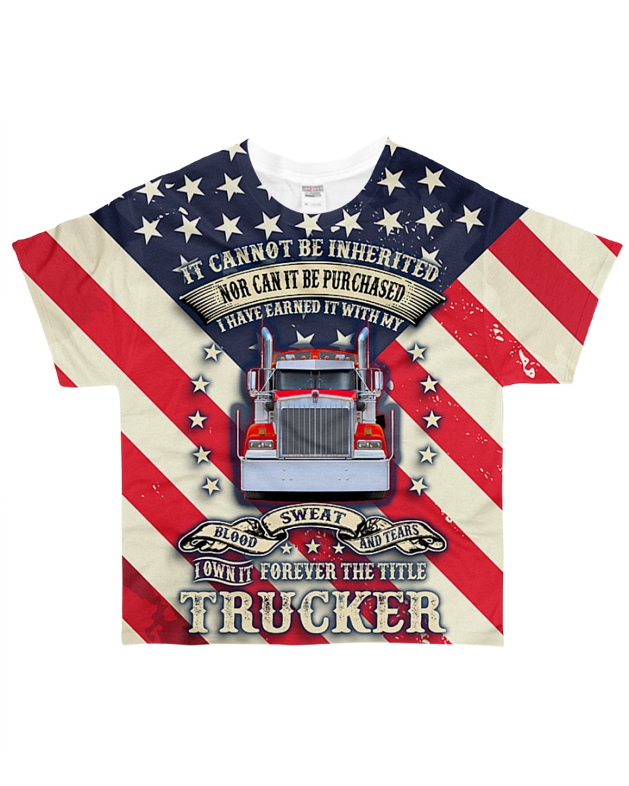 Trucker Title All-over T-Shirt