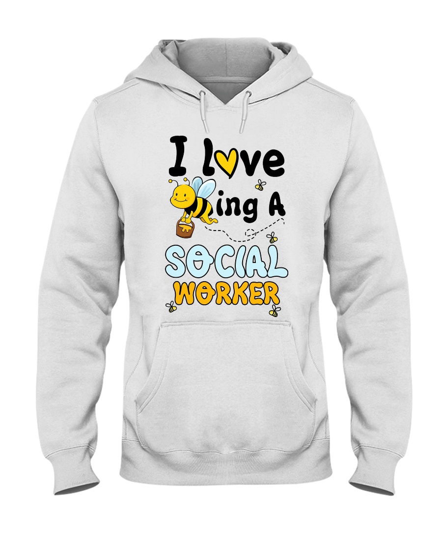 Social worker Beeing Hooded Sweatshirt