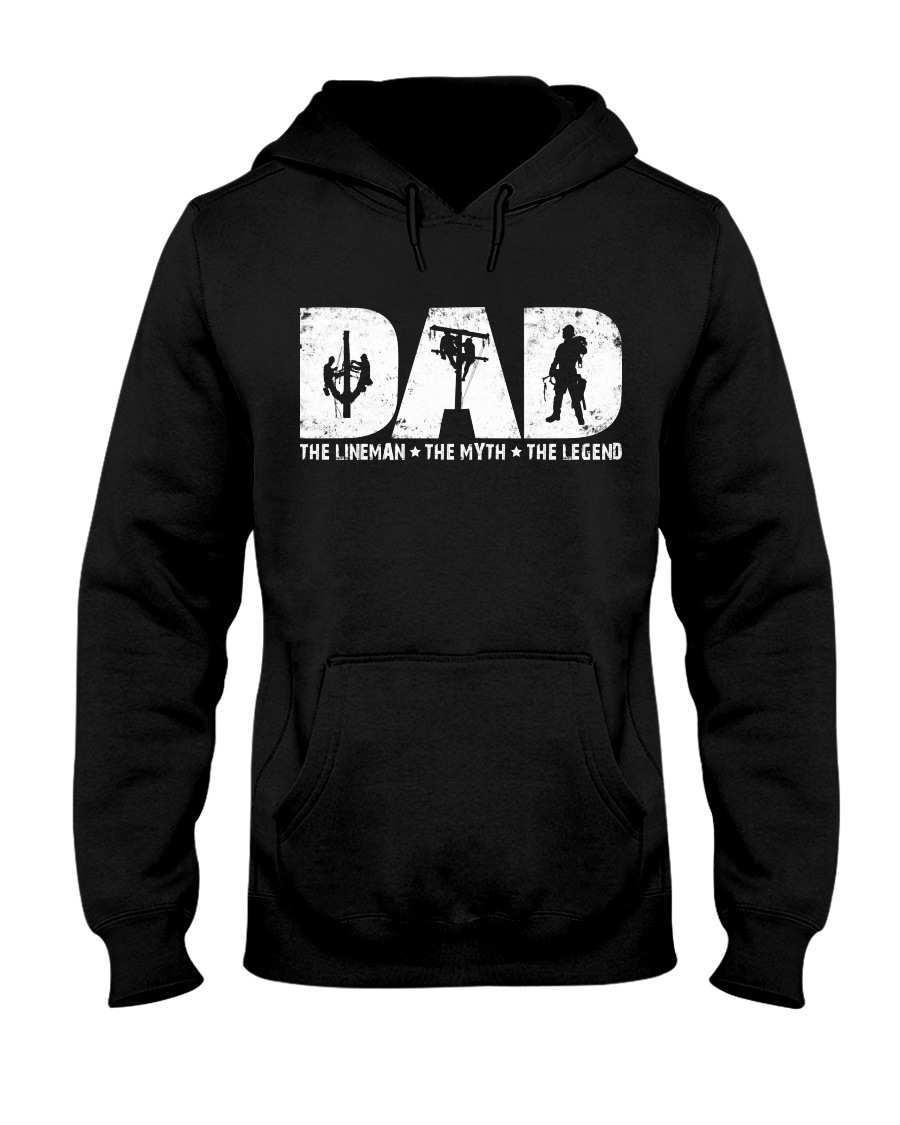 Dad - The Lineman Hooded Sweatshirt