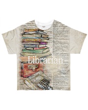 Librarian Limited All-over T-Shirt front