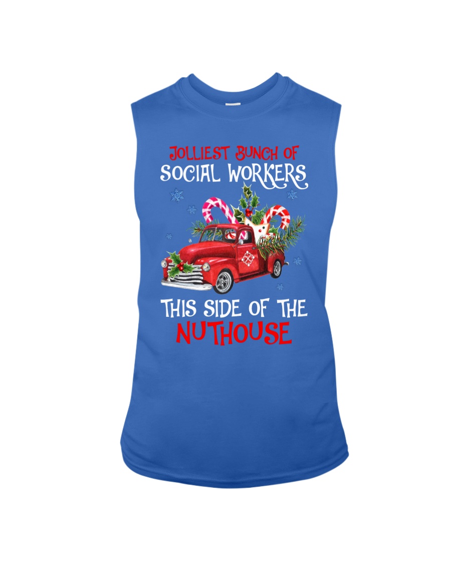 Social worker This side of the nuthouse Sleeveless Tee