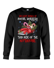 Social worker This side of the nuthouse Crewneck Sweatshirt front