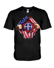 Army-Airborne V-Neck T-Shirt thumbnail
