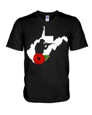 WestVirginia Veteran Day V-Neck T-Shirt thumbnail