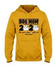 Dog Mom Hooded Sweatshirt front