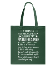 Veterans wife - 3 things you should know about Tote Bag thumbnail