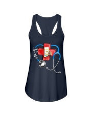 rhode island nurse Ladies Flowy Tank thumbnail