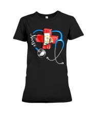 rhode island nurse Premium Fit Ladies Tee thumbnail