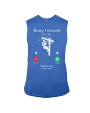 Lineman Sorry I Missed your call Sleeveless Tee thumbnail