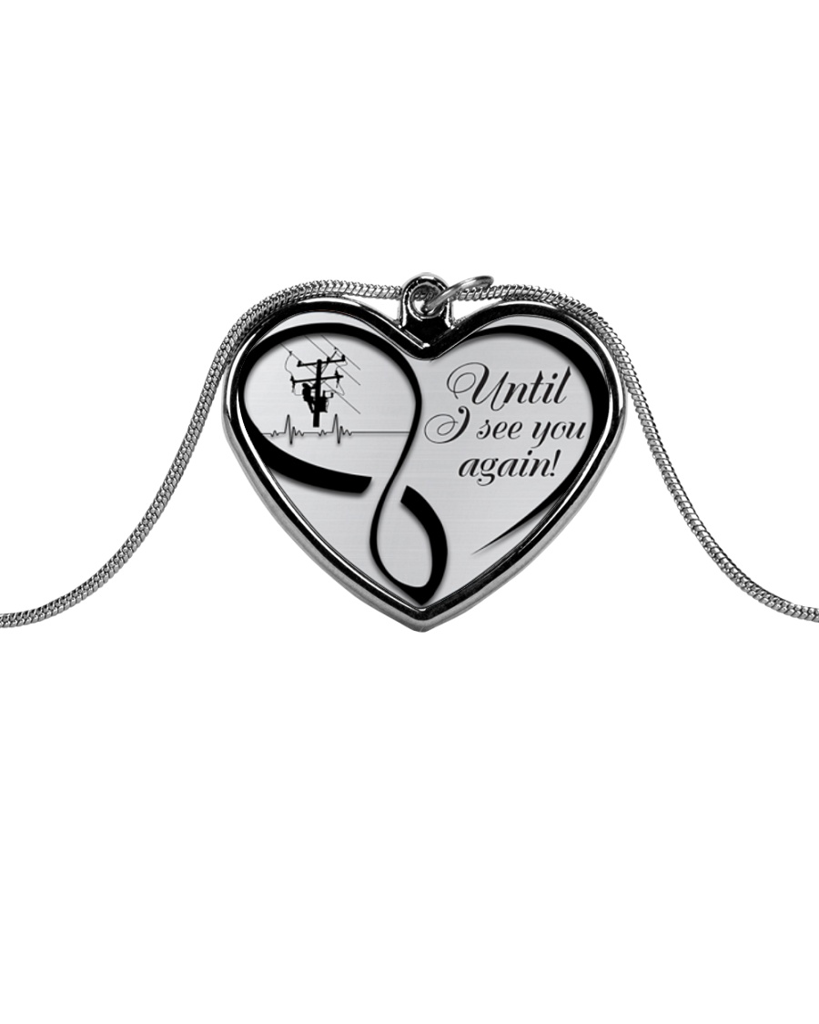 Lineman Metallic Heart Necklace