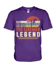 Lineman V-Neck T-Shirt thumbnail