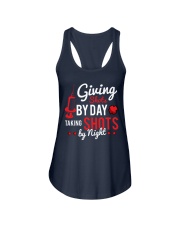 Nurse Shots by day Ladies Flowy Tank thumbnail