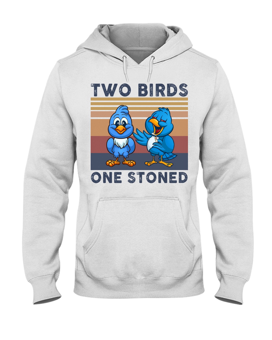 Two Birds One Stoned Hooded Sweatshirt