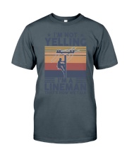 Lineman Yelling Classic T-Shirt thumbnail