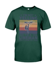Lineman Yelling Premium Fit Mens Tee thumbnail