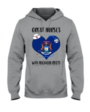 Michigan Nurse Hooded Sweatshirt thumbnail