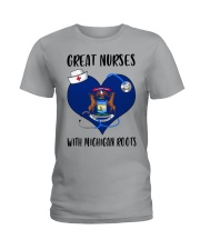 Michigan Nurse Ladies T-Shirt front
