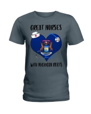 Michigan Nurse Ladies T-Shirt tile