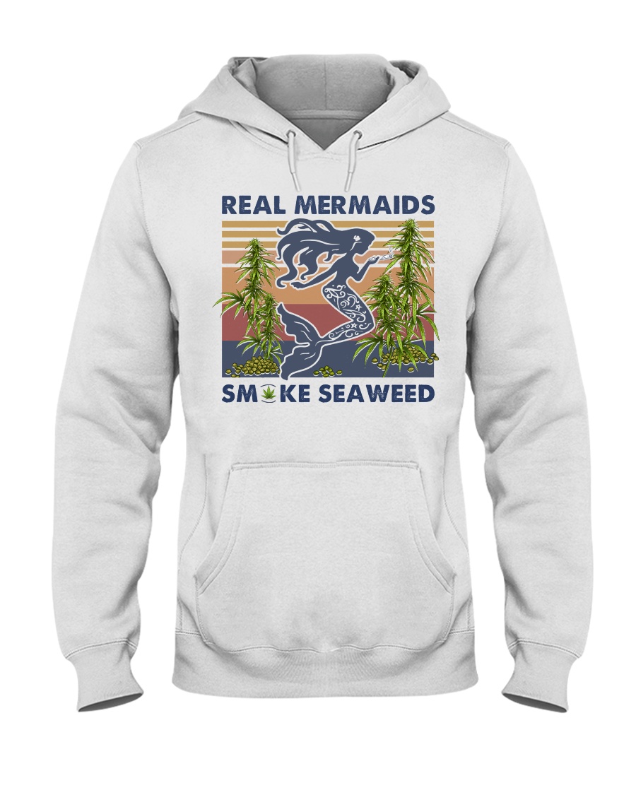 Real Mermaids Smoke Seaweed Hooded Sweatshirt