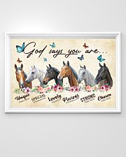 Horse God says you are 36x24 Poster poster-landscape-36x24-lifestyle-02
