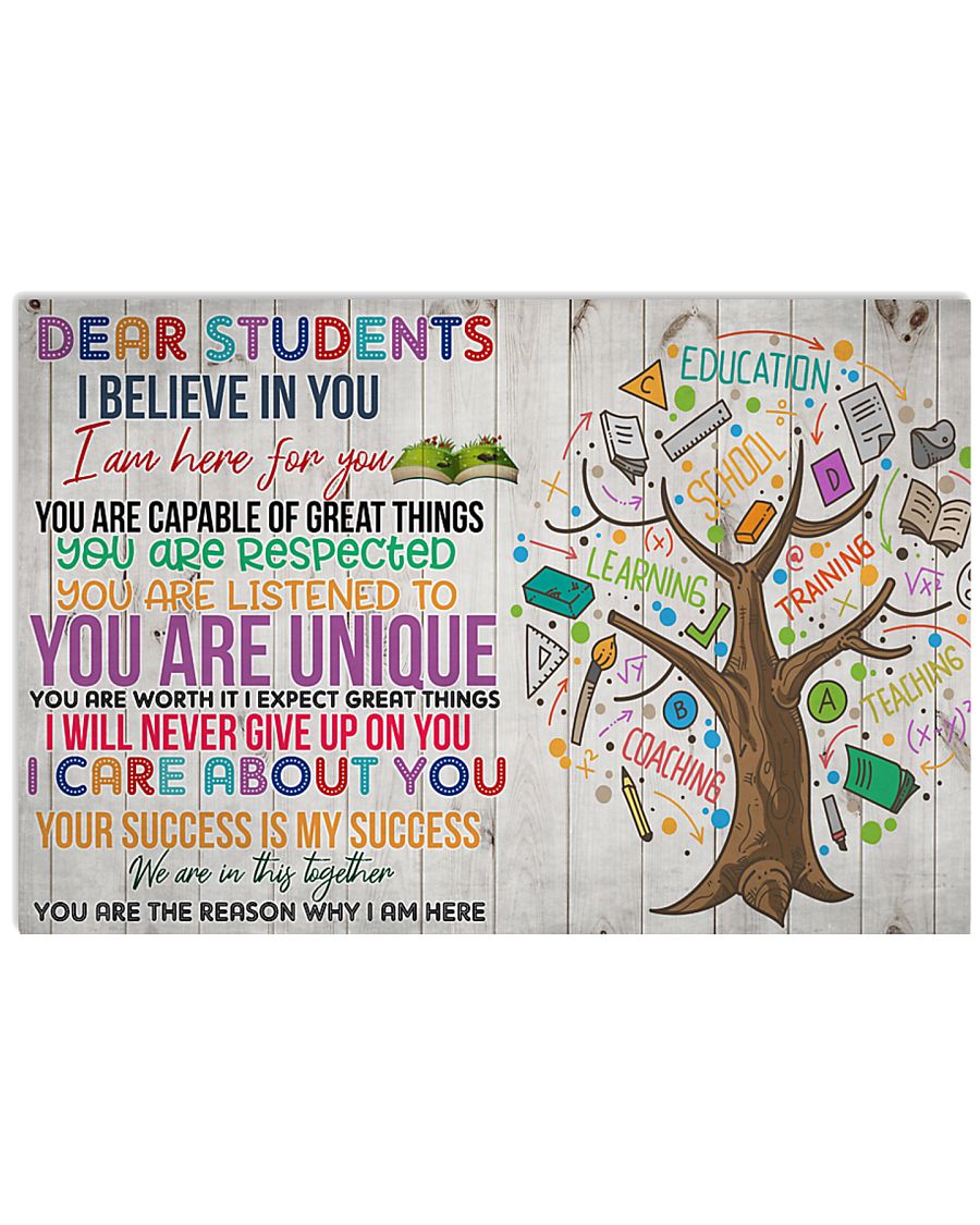 Teacher Dear Students 36x24 Poster