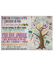 Teacher Dear Students 36x24 Poster front