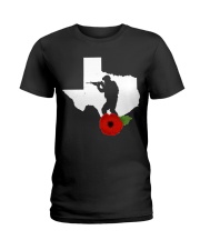 texas Veteran Day Ladies T-Shirt thumbnail