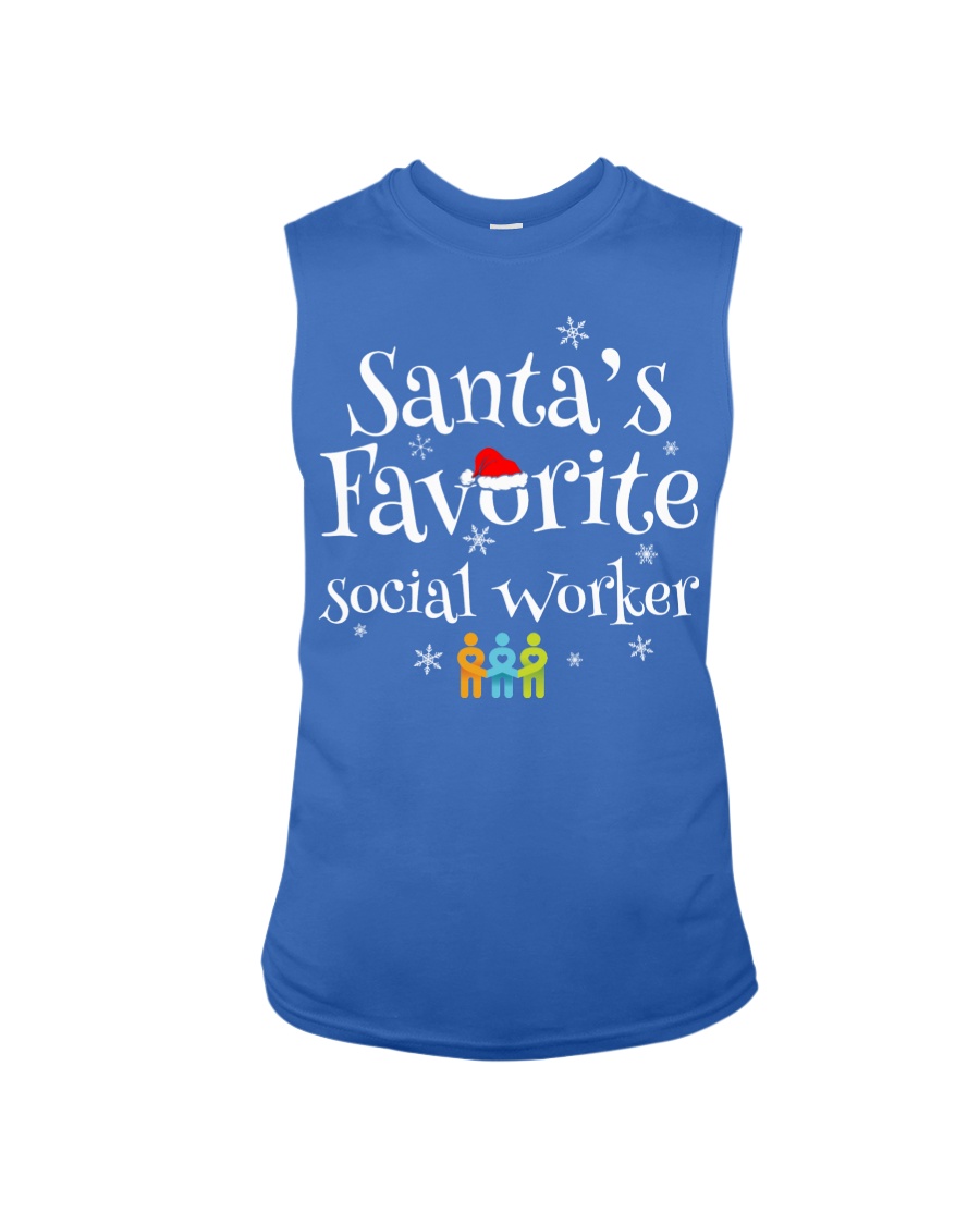 Santa's favorite Social worker Sleeveless Tee