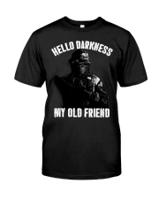 Hello darkness my old veteran friends Premium Fit Mens Tee tile