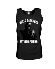 Hello darkness my old veteran friends Unisex Tank tile
