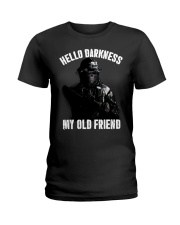 Hello darkness my old veteran friends Ladies T-Shirt tile