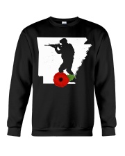Arkansas Veteran Day Crewneck Sweatshirt thumbnail