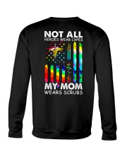 Mom Not All Heros Wear Capes Crewneck Sweatshirt tile