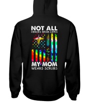 Mom Not All Heros Wear Capes Hooded Sweatshirt back