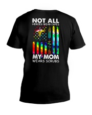 Mom Not All Heros Wear Capes V-Neck T-Shirt tile