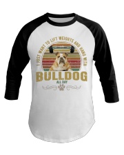 bulldog3 Baseball Tee thumbnail