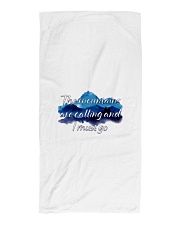 I MUST GO THE MOUNTAINS ARE CALLING Beach Towel thumbnail