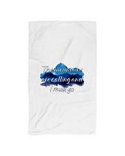 I MUST GO THE MOUNTAINS ARE CALLING Hand Towel thumbnail