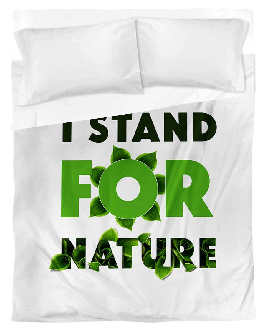 I stand For Nature Duvet Cover - Twin