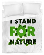 I stand For Nature Duvet Cover - Twin front