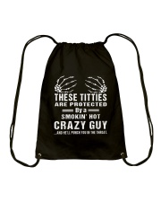 THESE TITTIES Drawstring Bag thumbnail