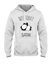 Not Today Satan Hooded Sweatshirt thumbnail