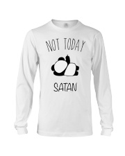 Not Today Satan Long Sleeve Tee thumbnail