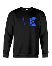 Heartbeat Of a Gamer Tshirt Funny Crewneck Sweatshirt thumbnail