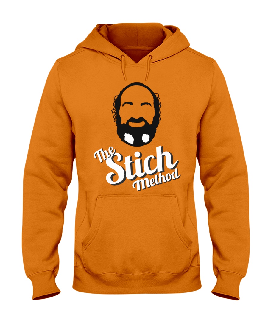 StichFace and Logo Merch Hooded Sweatshirt