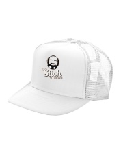 StichFace and Logo Merch Trucker Hat left-angle